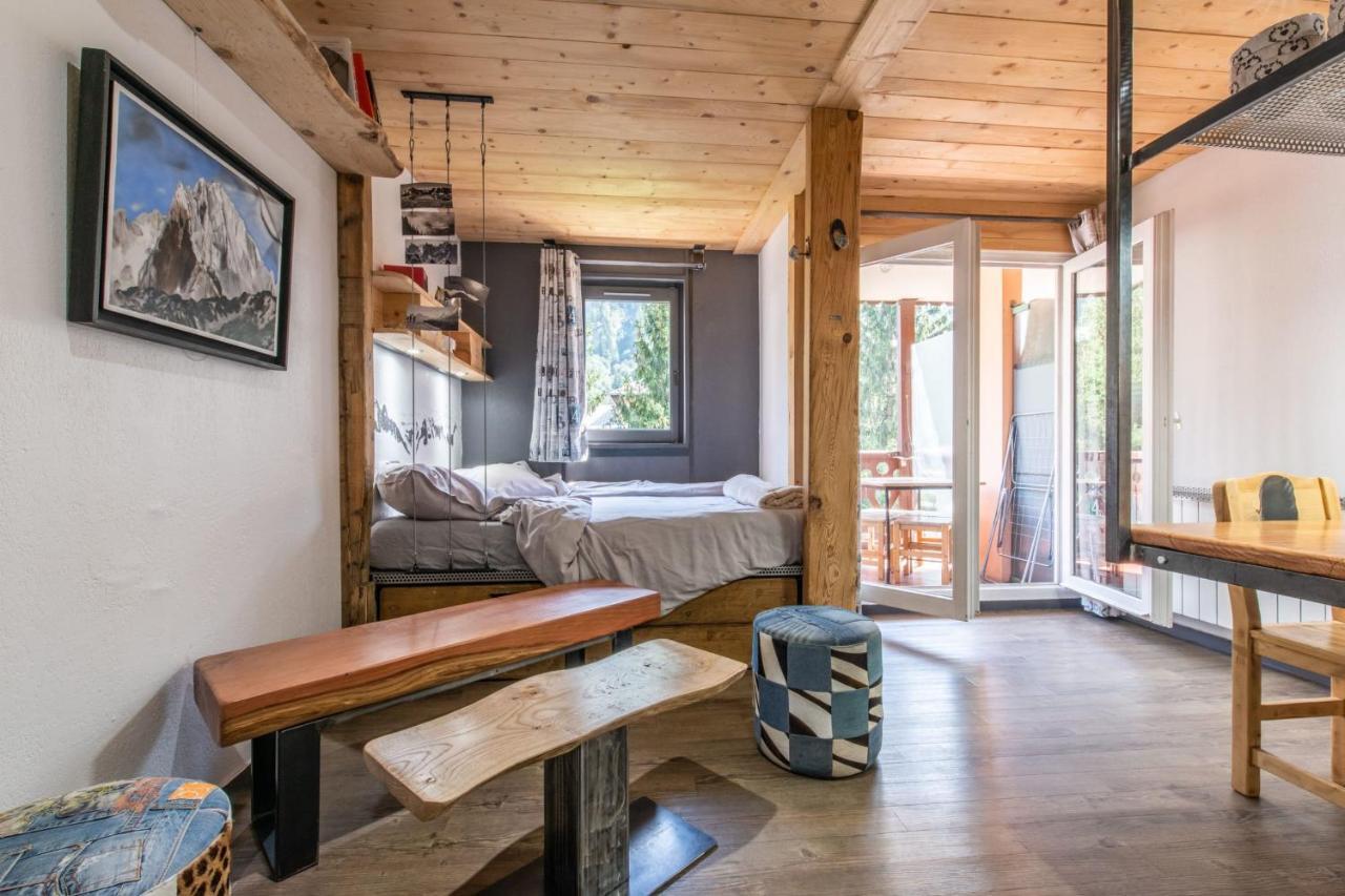 Modern Apt With Mont-Blanc View Chamonix Eksteriør billede